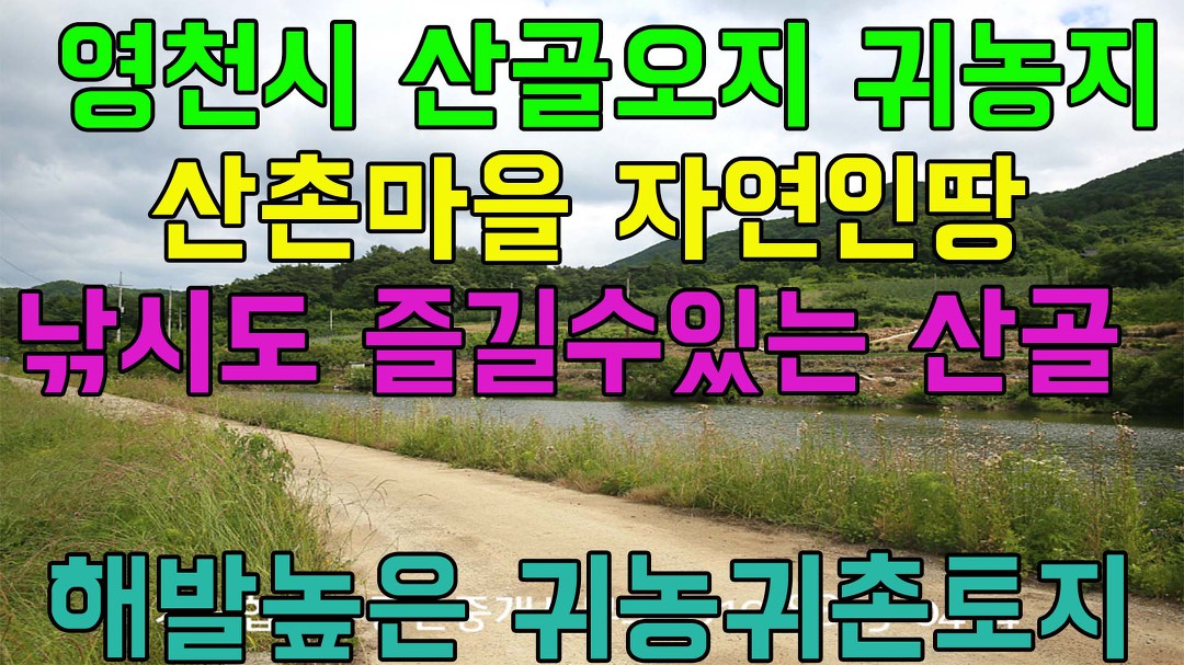 영천시산골오지자연인땅매매.영천시두메산골귀농귀촌주택용지매매.영천시산촌마을귀촌주택용지매매.영천시산골자연인토지매매 - kakaoTV... 