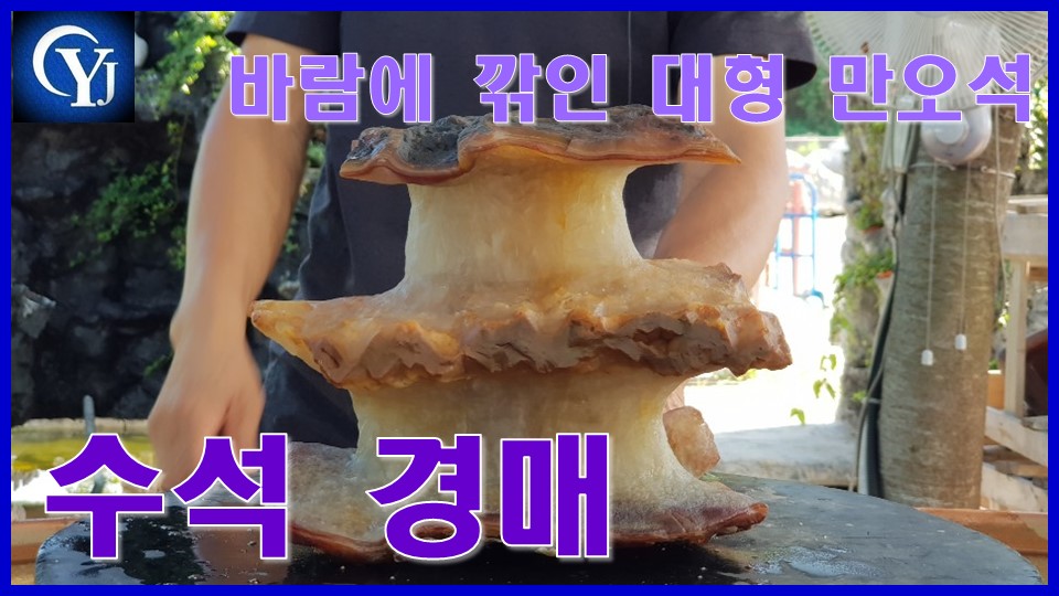 Ep.24 최고의수석 수석경매장 수석고르는법 수석 - kakaoTV 수석경매 오랜 시간 바람에 깎인 대형 만오석 낙찰? 유찰? Ep.24 최고의수석... 