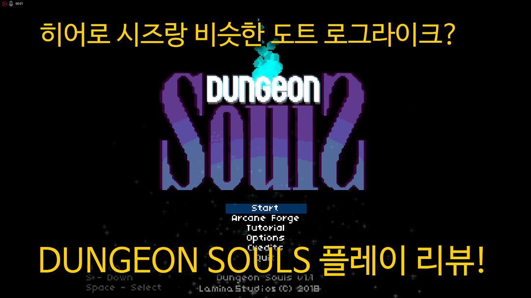 스팀 도트 그래픽 로그라이크 게임, 던전 소울즈 Dungeon Souls 플레이 리뷰 - kakaoTV 스팀 도트 그래픽 로그라이크 게임, 던전... 