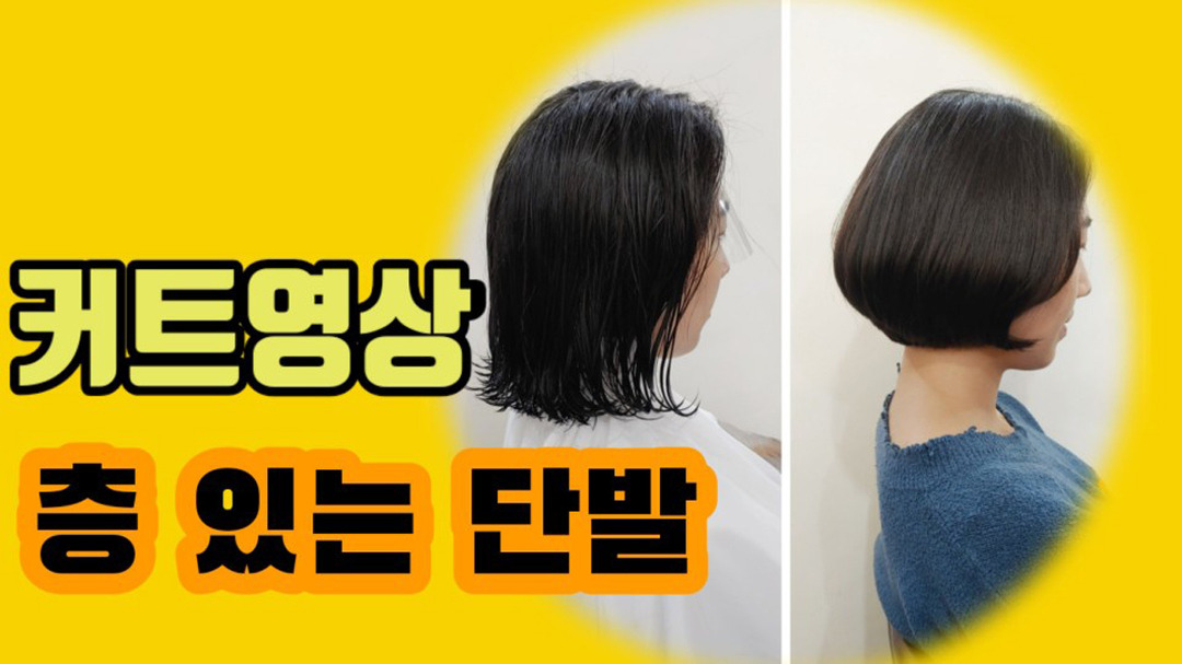 층있는단발머리 보브단발커트방법(hair cut) 대전탄방동미용실 인텐즈헤어 - kakaoTV 층있는단발머리 보브단발커트방법(hair cut)... 