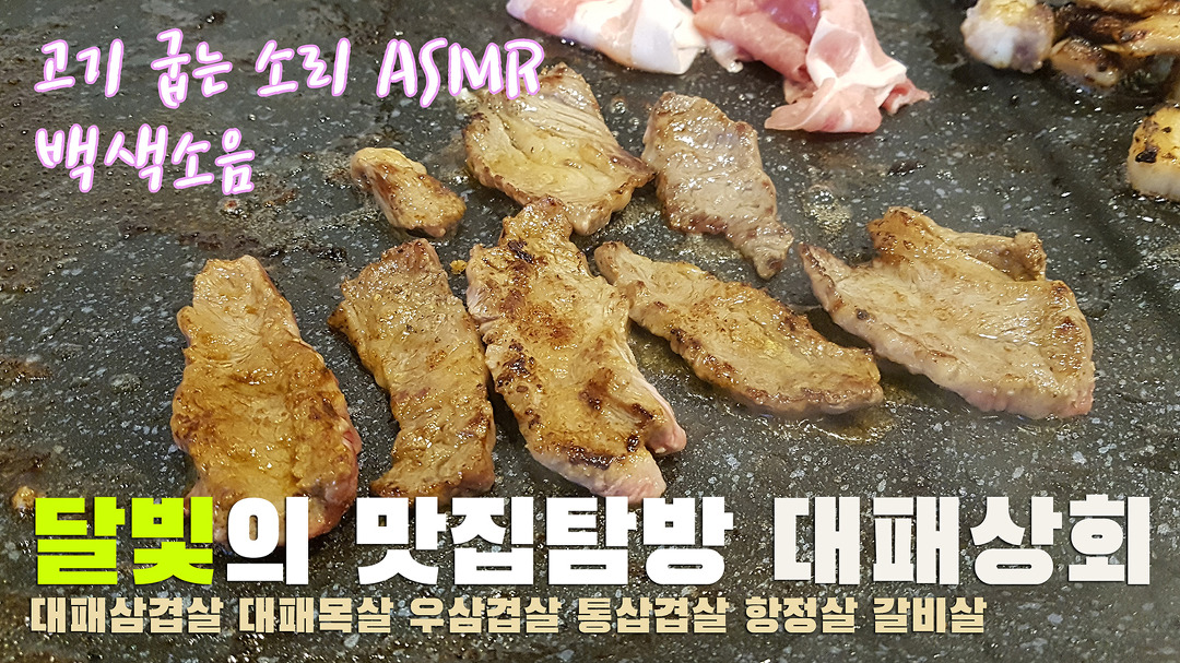 VLOG 대패상회 상도동점 고기 굽는 소리 ASMR 백색소음 ㅣ 고깃집 맛집 탐방 브이로그 ㅣ 달비치다 - kakaoTV VLOG 대패상회 상도동점 고기... 