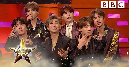 영국 BBC토크쇼인 그래엄 노튼쇼에 나온 방탄소년단 | 인스티즈