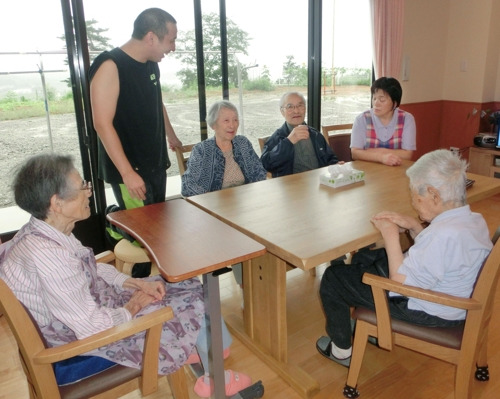 일본 이와테(岩手)현의 한 노인요양시설 모습[교도=연합뉴스 자료사진]