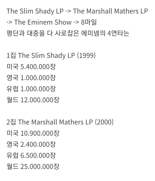 역사상 가장 강력한 전성기를 누린 래퍼