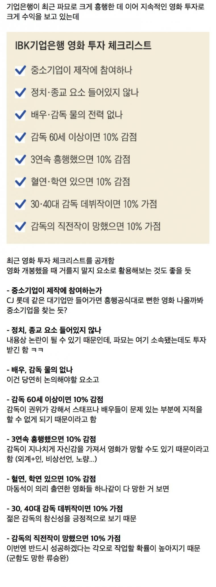 파묘로 대박친 기업은행이 밝힌 투자 비법