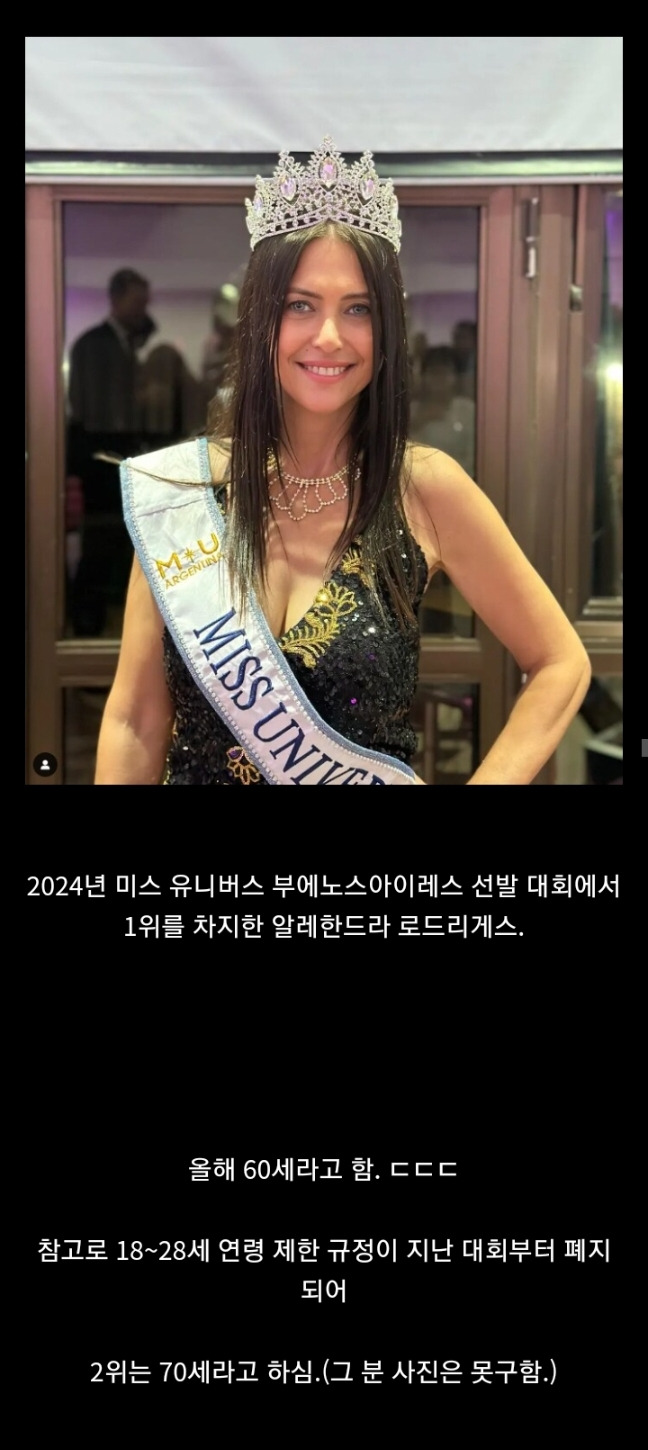 아르헨티나 미인대회 우승자 논란