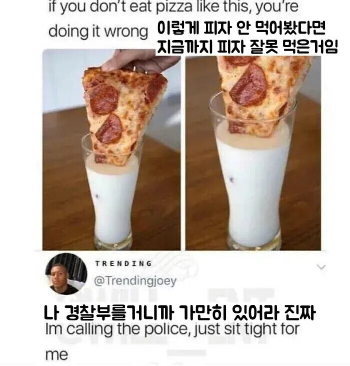 피자 이렇게 먹어본 적 없으면 맛알못임