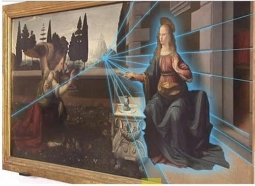 너무 이상하게 그려서 의문이었던 다빈치의 그림