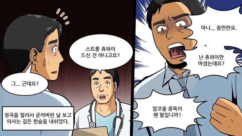 일본에서 알콜 의존증 환자 많이 만들었다는 술.toon