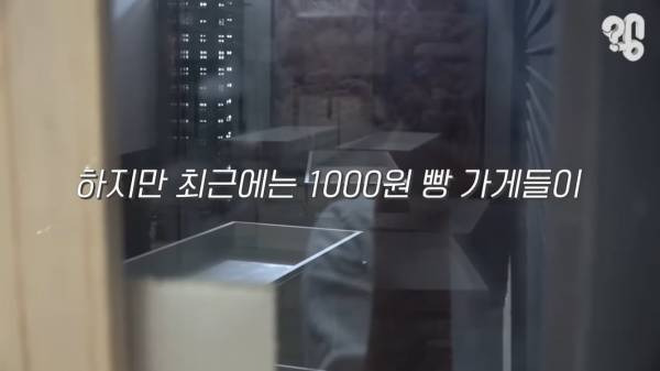 스압) 1000원 빵????집이 계속 사라지는 이유