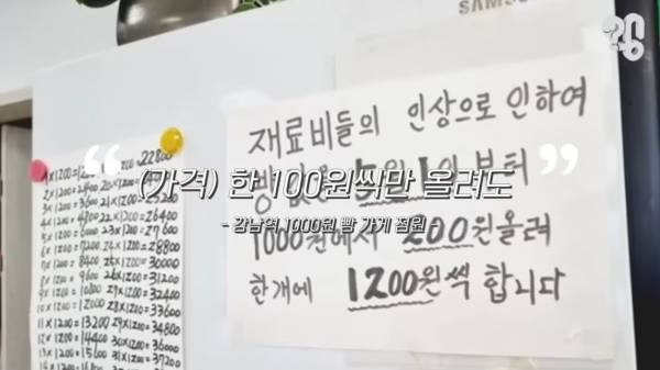 스압) 1000원 빵????집이 계속 사라지는 이유