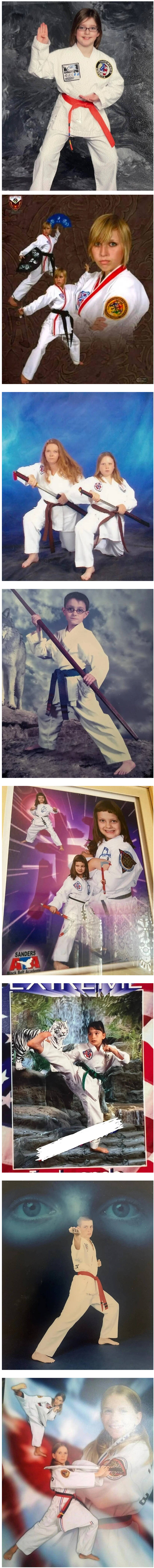 서양 태권도장 사진들