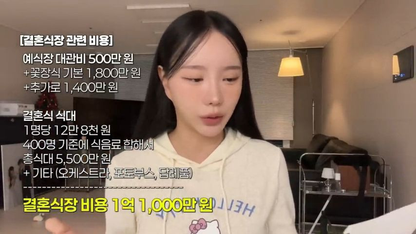 인플루언서 결혼 비용 1억 6천만원.jpg