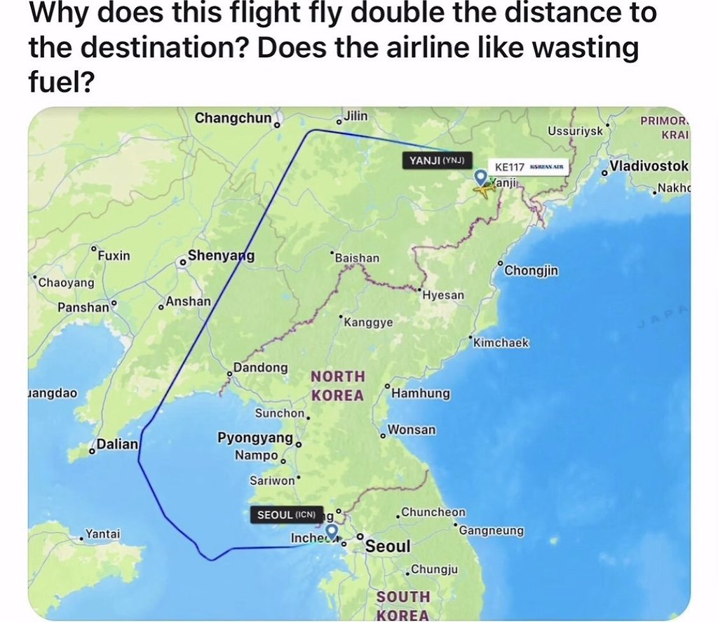 “왜 굳이 지름길로 안가는거야? 연료가 남아도냐?”