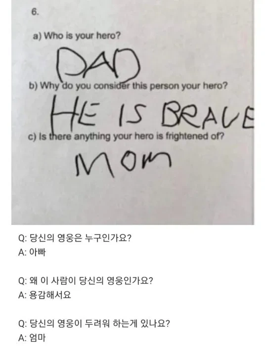 초등학생의 영웅