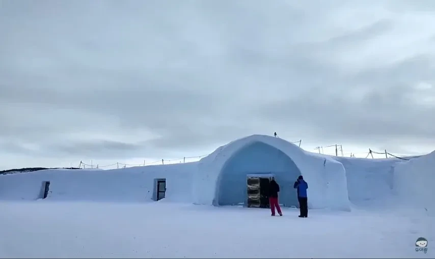 1박 200만원 스웨덴 아이스 호텔