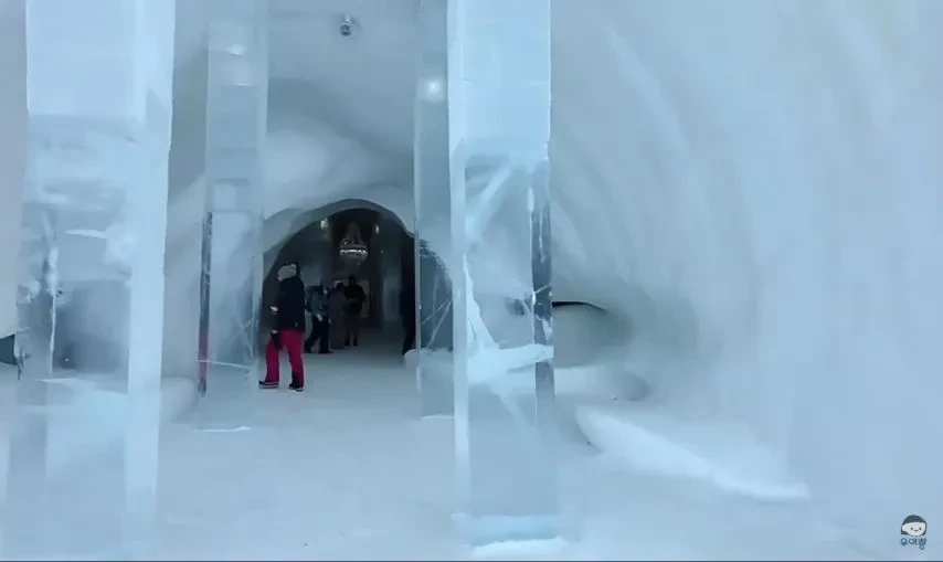 1박 200만원 스웨덴 아이스 호텔