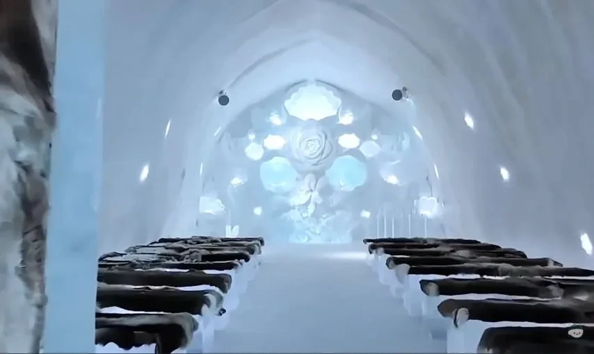 1박 200만원 스웨덴 아이스 호텔