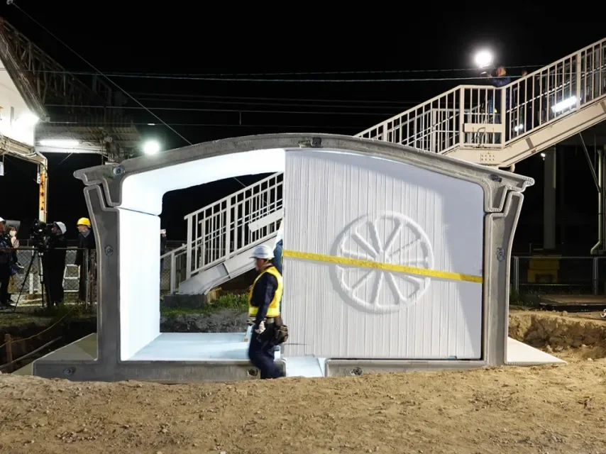 3D 프린터로 만든 기차역