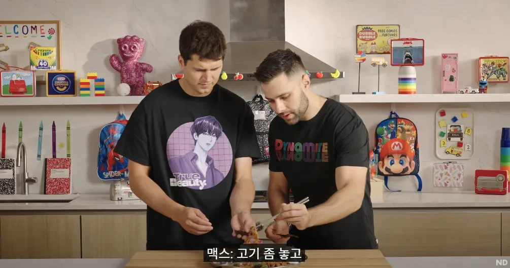 조회수 500만회 넘게 찍은 해외 대형 유튜버의 한국 급식