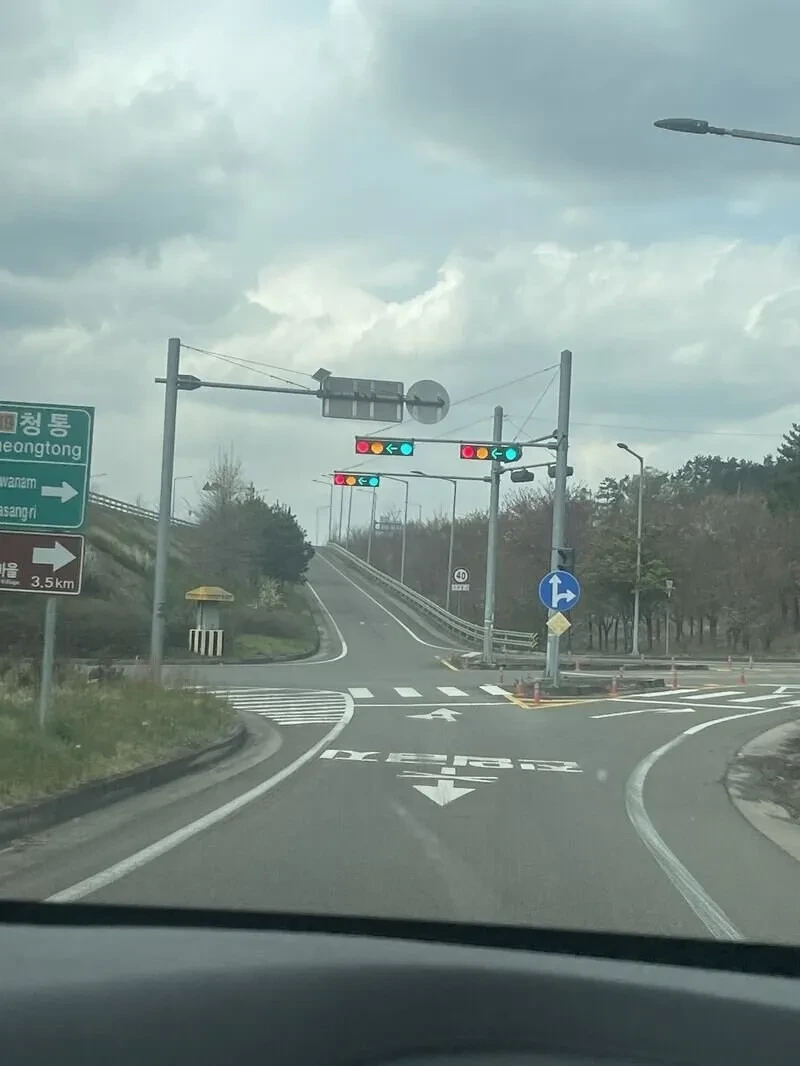 신호등도 볼 줄 모르면 운전대 잡지마.jpg