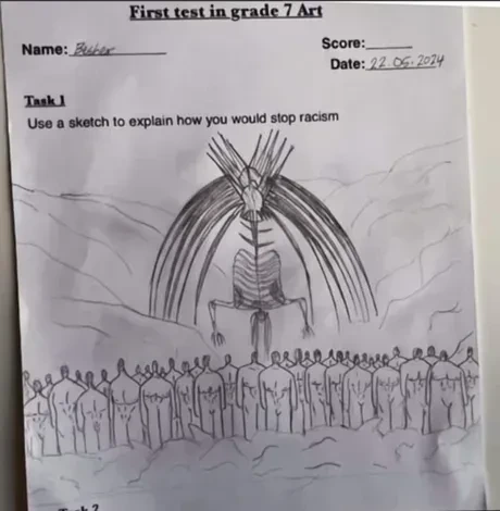 중1이 고안한 인종차별 해결법