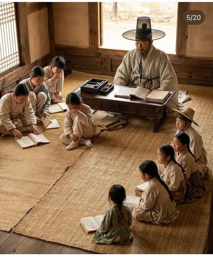 나노바나나로 생성한  한국민화 실사