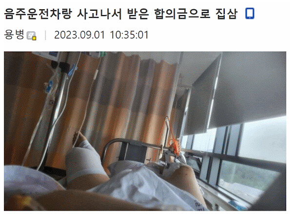 음주운전 사고 합의금으로 집 산 디씨인.jpg