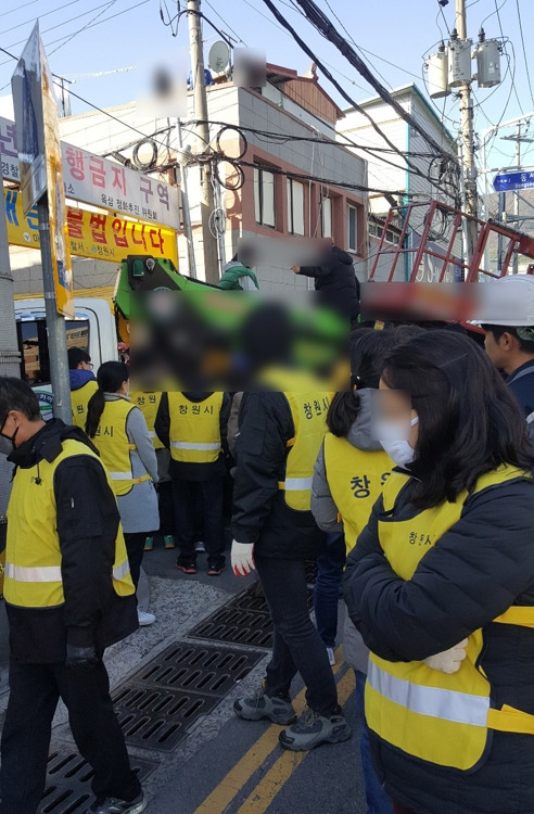 마산 서성동 성매매 집결지 CCTV 설치 시도 [독자 제공. 재판매 및 DB 금지]