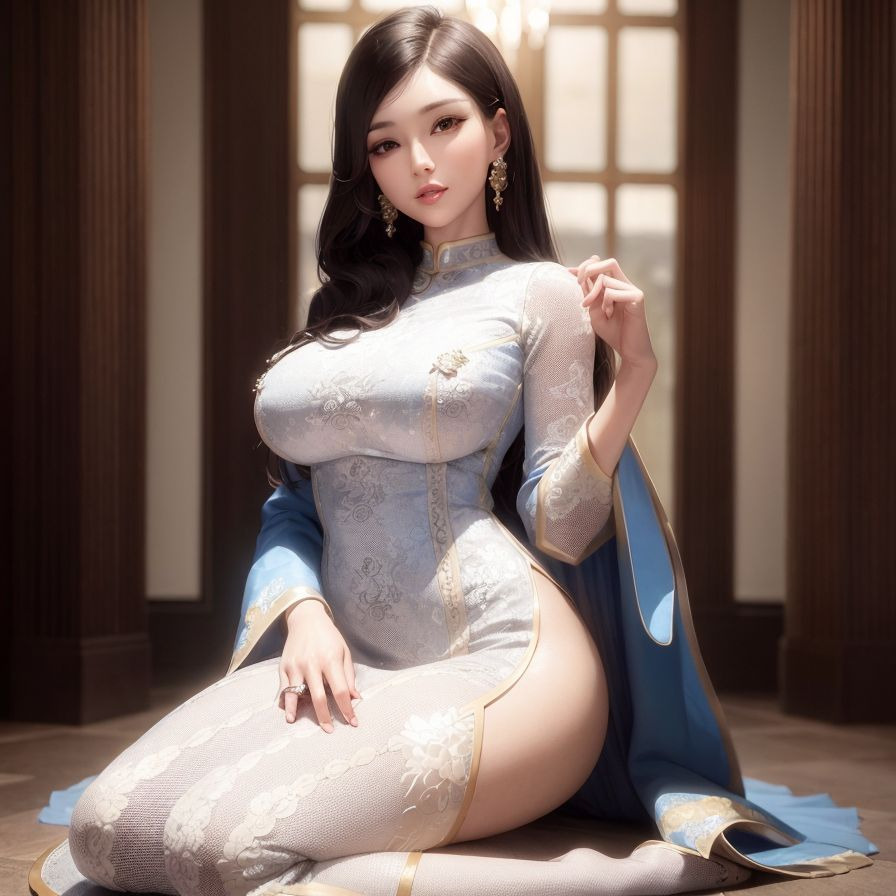 [스압주의][후방]AI에게 섹시한 전통복장을 요청해보았다.jpg