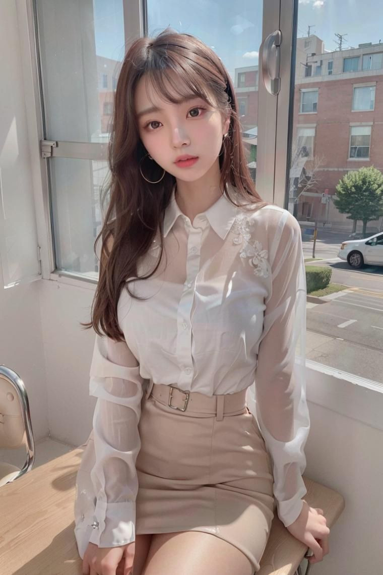 AI)여자친구시리즈 오늘 컨셉은 학교 입니다