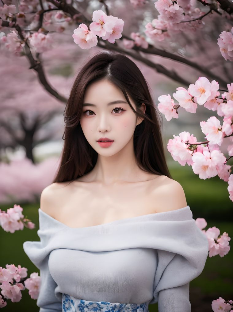 (AI)벚꽃이 피었어요~