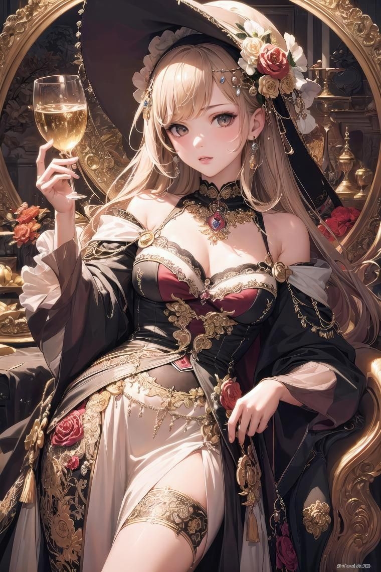 AI 2D 웹소설일러스트 느낌