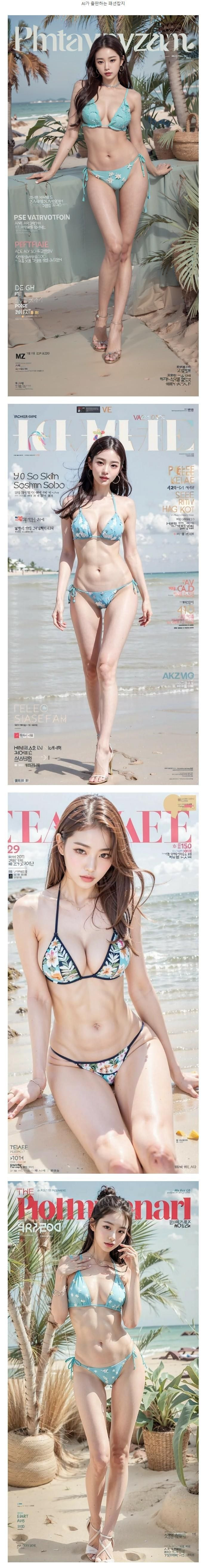 AI가 출판하는 패션잡지