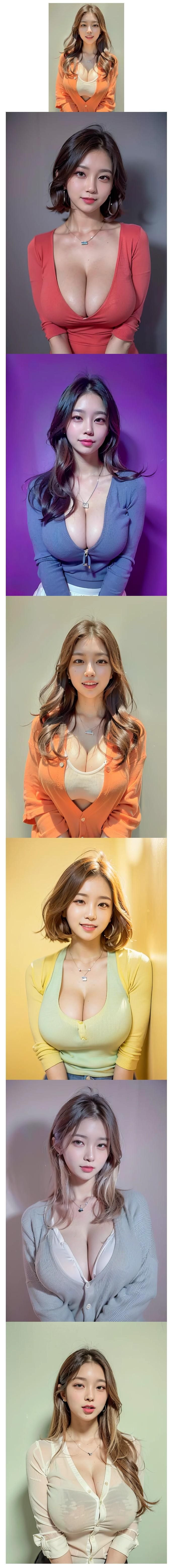 AI야 한국형 미인 누나들 그려줘