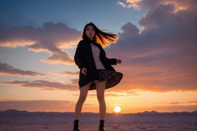 석양이 지는 곳