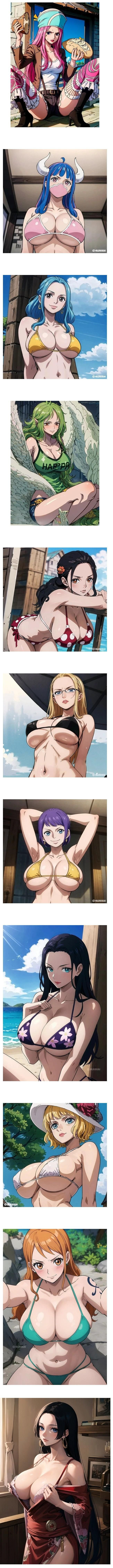 Ai가 그린 원피스 여캐들