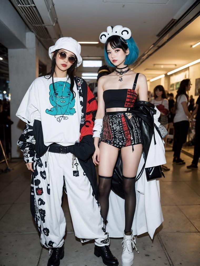 조금은 독특한 길거리 패션