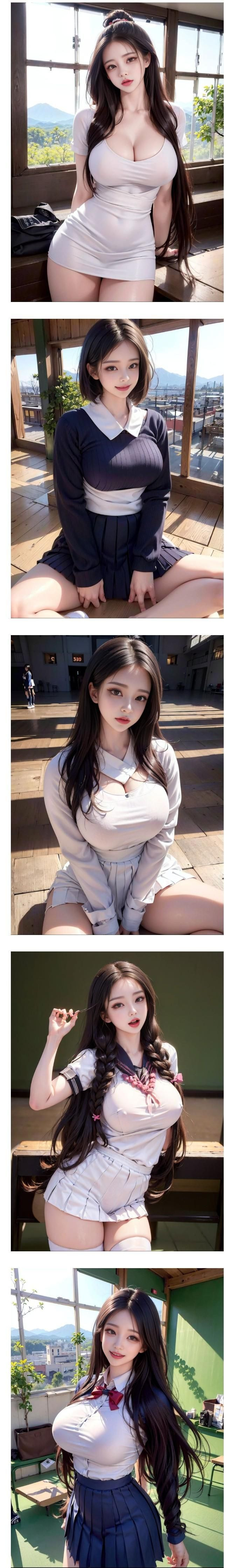 AI 여자 모델 만들어봤어요