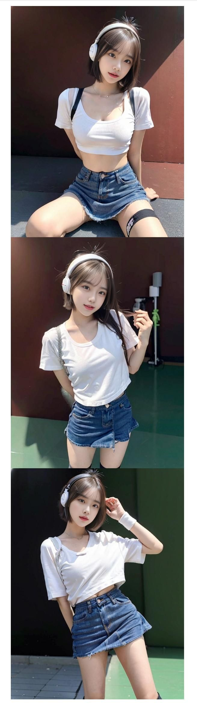 청순한 헤드폰걸