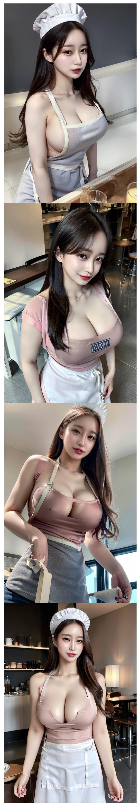 글래머 카페 알바녀 ai