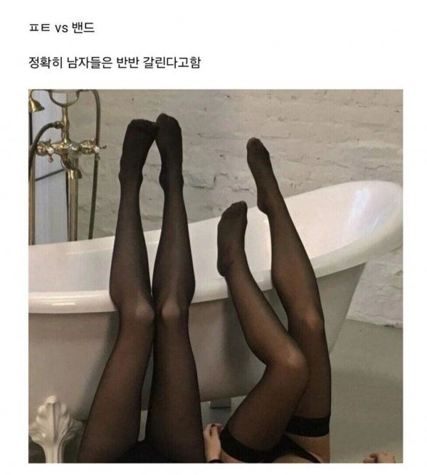 호불호가 갈리는 스타킹 취향