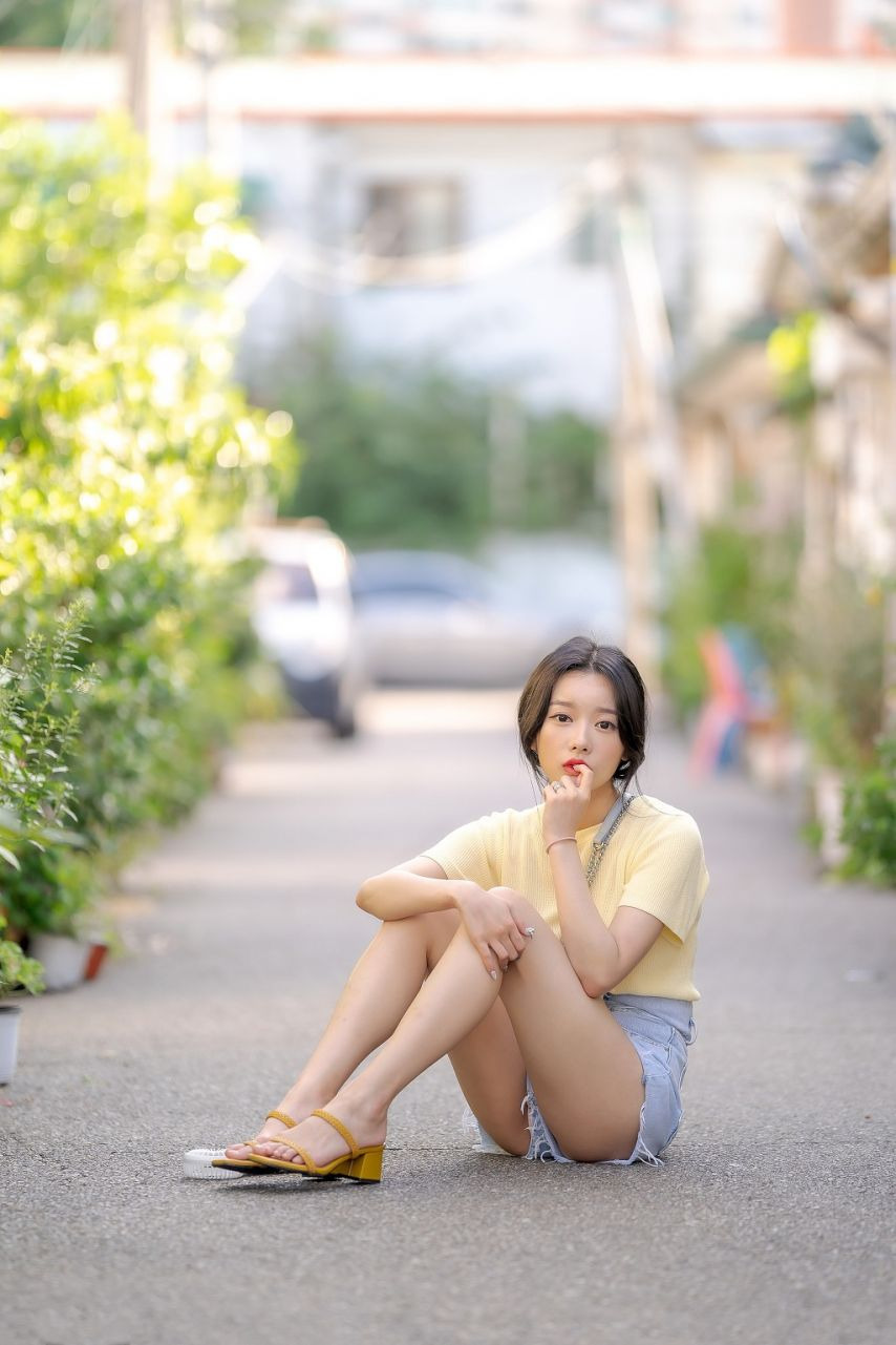 모델 소은 조흔 자세