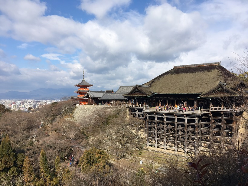 청수사 본당 전경