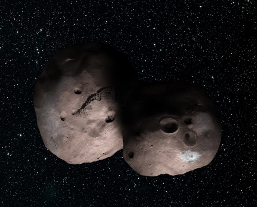 2014 MU69의 예상 모습 가운데 하나. (사진=NASA/JHUAPL/SwRI/Alex Parker)