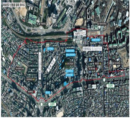 ▲리모델링지원형 장기안심주택 지구 중 하나인 서대문구 신촌동 일대