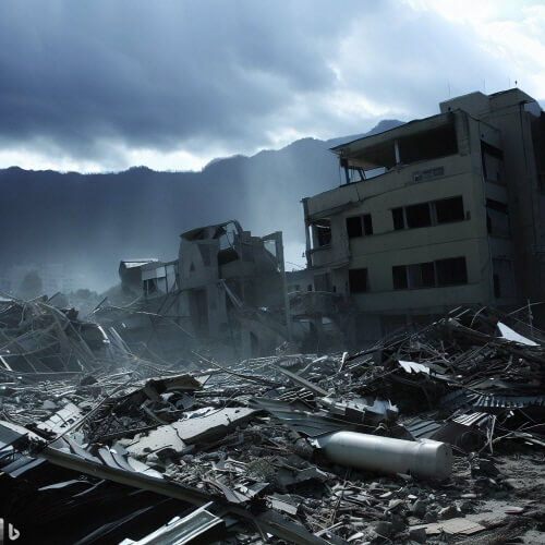 태풍 지진 화학전쟁 재난시 대피요령 및 대피소 찾기