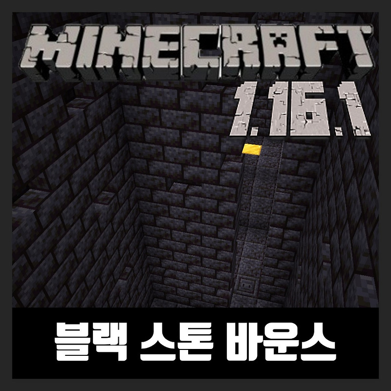 마인크래프트 1.16.1 파쿠르 BLACKSTONE BOUNCE