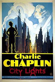 찰리 채플린의 명작, 가로등에 빛나는 인간의 따뜻함