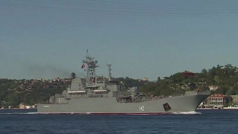 러시아, 흑해에서 군함 피해 확인